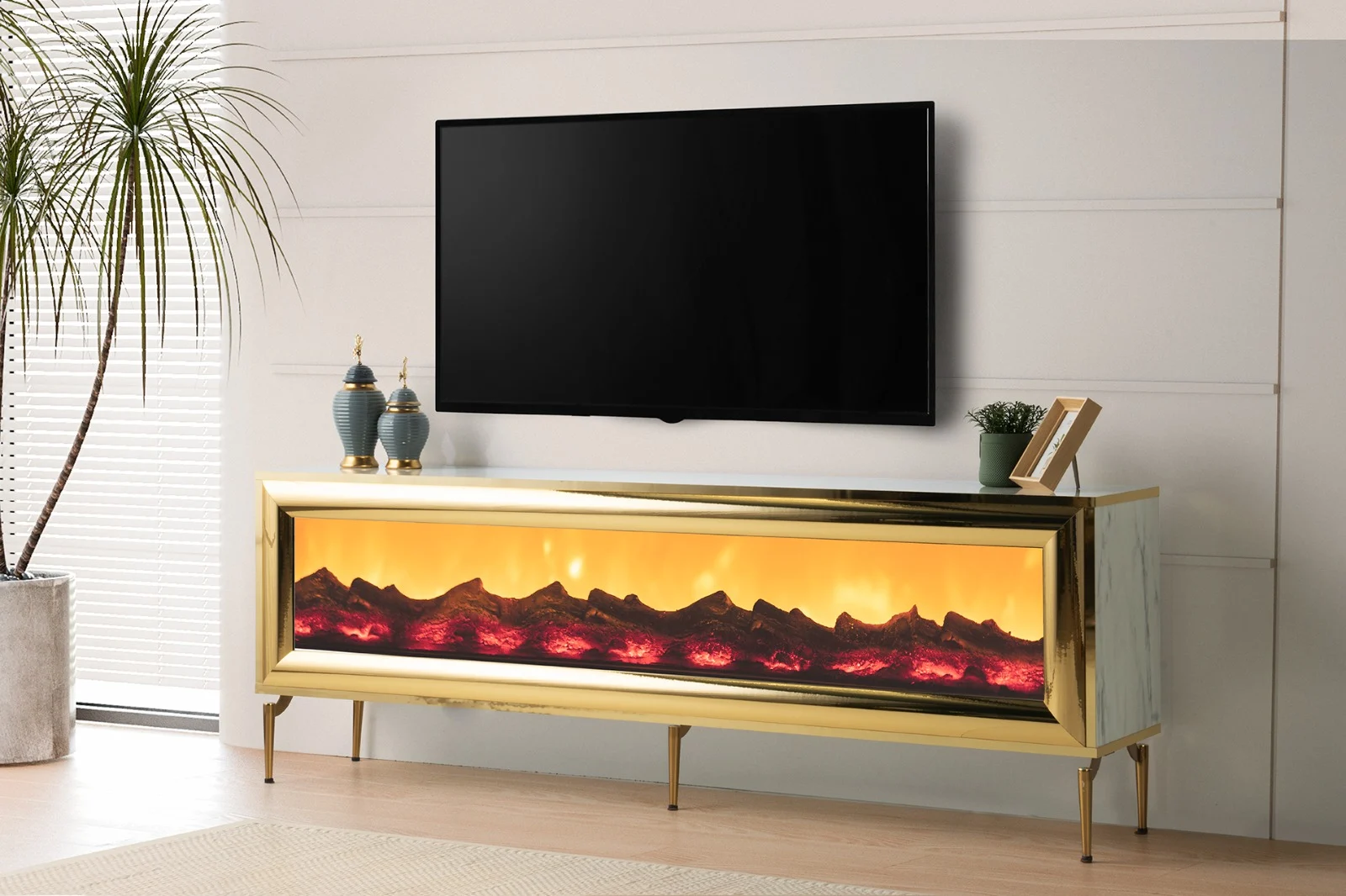 HUMA WHITE GOLD TV UNIT