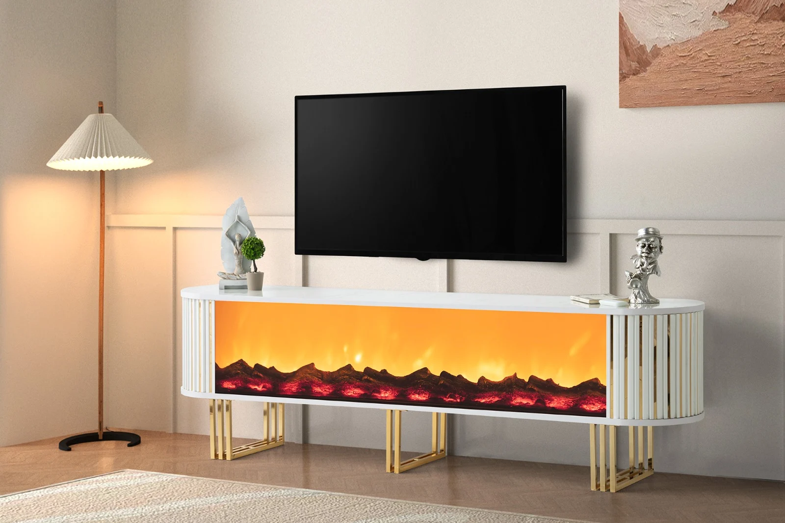 NEHIR WHITE GOLD TV UNIT