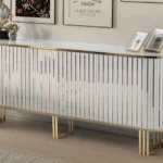NEHIR CONSOLE WHITE GOLD