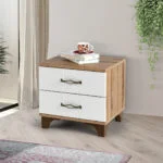 TUGCE ATLANTİK WHITE NIGHTSTAND